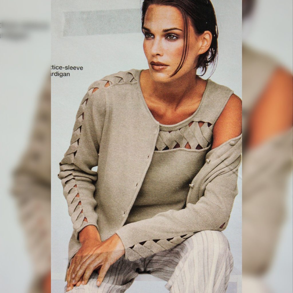 Saks Folio racked braid linen